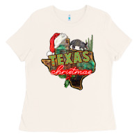 Bone texas christmas Ladies Tee - CowGirlArtShop