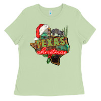 Matcha texas christmas Ladies Tee - CowGirlArtShop