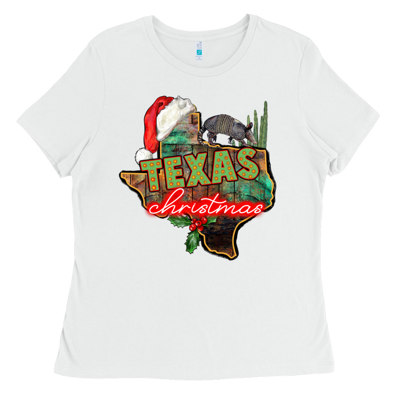 Texas Christmas Ladies Tee by CowGirlArtShop | Teevron