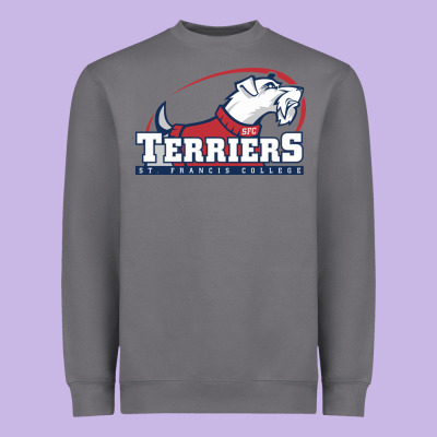 St. Francis Terriers(sfc), Brooklyn Heavyweight Sweatshirt Designed By Pixelwave