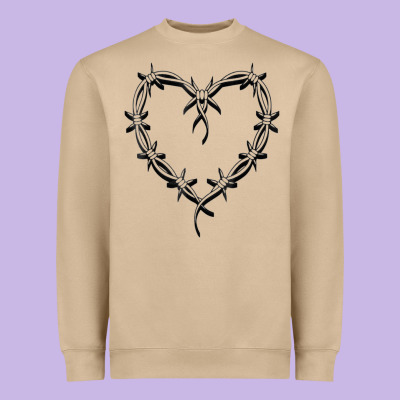 Bichota Heart For Women,cute Music T Shirt Heavyweight Sweatshirt Designed By Pixelwave