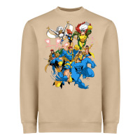 Mushroom group pic x men Heavyweight Sweatshirt - PixelWave