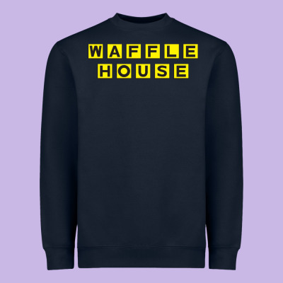 Waffle Hause Heavyweight Sweatshirt Designed By Pixelwave