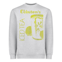 Heather Grey Clintons Iced Tea Heavyweight Sweatshirt - PixelWave