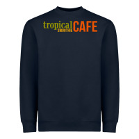 Navy Tropical Smoothie Heavyweight Sweatshirt - PixelWave