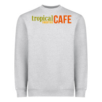 Heather Grey Tropical Smoothie Heavyweight Sweatshirt - PixelWave