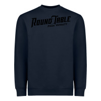 Navy resto, round table pizza new Heavyweight Sweatshirt - PixelWave
