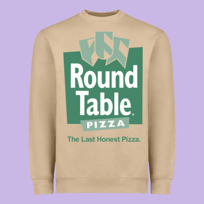 Round Table Pizza Heavyweight Sweatshirt Designed By Pixelwave