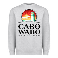 Heather Grey cabo wabo Heavyweight Sweatshirt - PixelWave