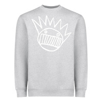 Heather Grey ween Heavyweight Sweatshirt - PixelWave