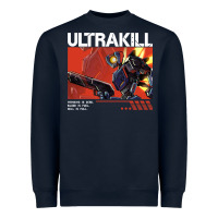 Navy the merch ultrakill 1 Heavyweight Sweatshirt - PixelWave