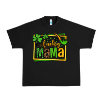 Black One lucky mama St. Patrick's Urban Heavy Tee - OliviaCreatesArt