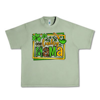 Oil Green One lucky mama St. Patrick's Urban Heavy Tee - OliviaCreatesArt