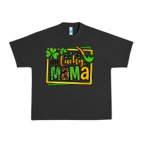 Pigment Black One lucky mama St. Patrick's Urban Heavy Tee - OliviaCreatesArt