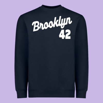 Brooklyn 42 Heavyweight Sweatshirt Designed By Pixelwave