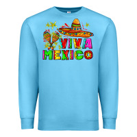 Ocean Blue viva mexico Premium Sweatshirt - AdoDesignShop