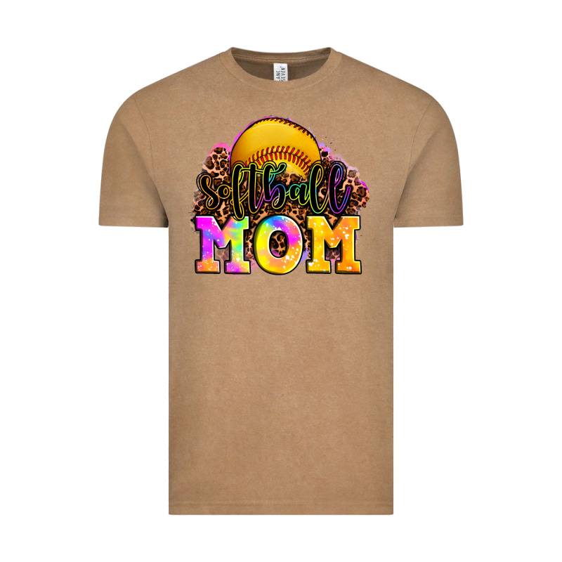 Softball Mom Vintage Tee by OliviaCreatesArt | Teevron