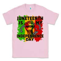 Bubblegum Pink juneteenth is my independence day cowgirl Classic Tee - CowGirlArtShop