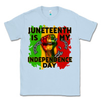 Dusty Blue juneteenth is my independence day cowgirl Classic Tee - CowGirlArtShop