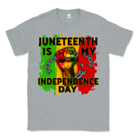 Heather Grey juneteenth is my independence day cowgirl Classic Tee - CowGirlArtShop