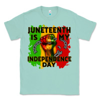 Seafoam juneteenth is my independence day cowgirl Classic Tee - CowGirlArtShop