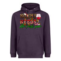Plum mommy needs her jingle juice Heavyweight Hoodie - AdoDesignShop
