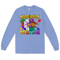 Colony Blue Neurodiversity Is Beautiful Long Sleeve Tee - FaDigitalArtStudio