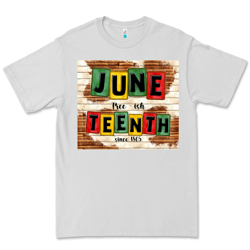 Juneteenth Free Ish Since 1865 Premium Tee by TumblerDesignByShophia | Teevron