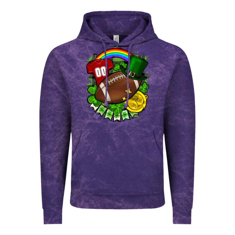 St. Patrick's Day American Football Vintage Hoodie by FaDigitalArtStudio | Teevron