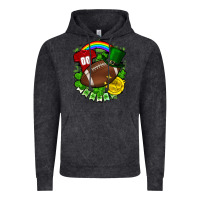 Vintage Black St. Patrick's Day American Football Vintage Hoodie - FaDigitalArtStudio