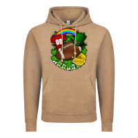 Vintage Coffee St. Patrick's Day American Football Vintage Hoodie - FaDigitalArtStudio