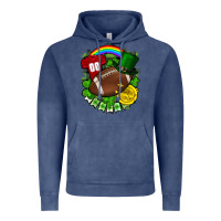 Vintage Denim St. Patrick's Day American Football Vintage Hoodie - FaDigitalArtStudio