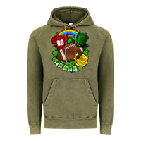 Vintage Olive St. Patrick's Day American Football Vintage Hoodie - FaDigitalArtStudio