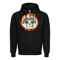 Black santa's favorite custom medical occupation Zipper Hoodie - AdoDesignShop