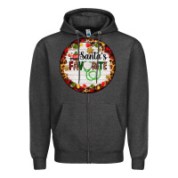 Charcoal Heather santa's favorite custom medical occupation Zipper Hoodie - AdoDesignShop