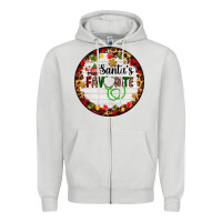 Dove Grey santa's favorite custom medical occupation Zipper Hoodie - AdoDesignShop