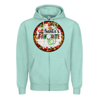 Seafoam santa's favorite custom medical occupation Zipper Hoodie - AdoDesignShop