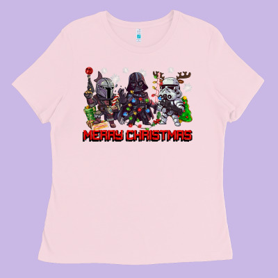 Merry Christmas Gnomies Ladies Tee Designed By Cowgirlartshop