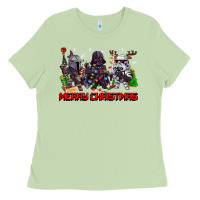 Matcha merry christmas gnomies Ladies Tee - CowGirlArtShop