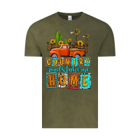 Vintage Olive country roads take me home olivia Vintage Tee - OliviaCreatesArt