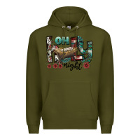 Army Green oh holy night Premium Hoodie - CowhideDigitalArt