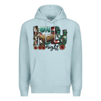 Blue Mist oh holy night Premium Hoodie - CowhideDigitalArt