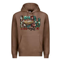 Chestnut oh holy night Premium Hoodie - CowhideDigitalArt