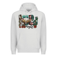 Dove Grey oh holy night Premium Hoodie - CowhideDigitalArt