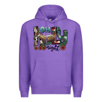 Purple oh holy night Premium Hoodie - CowhideDigitalArt