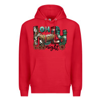 Red oh holy night Premium Hoodie - CowhideDigitalArt