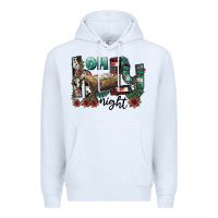 White oh holy night Premium Hoodie - CowhideDigitalArt