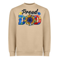 Proud Dad Autism Heavyweight Sweatshirt | Teevron