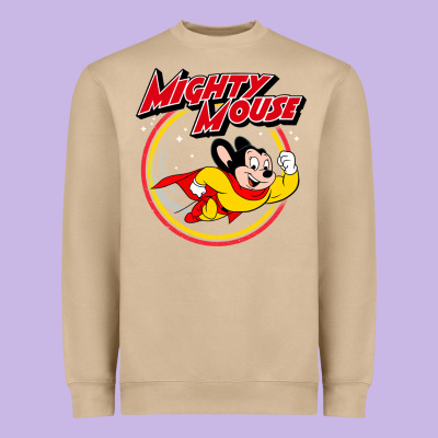 The Mighty Mouse Heavyweight Sweatshirt Designed By Inspiradesign