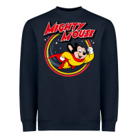 Navy the mighty mouse Heavyweight Sweatshirt - InspiraDesign